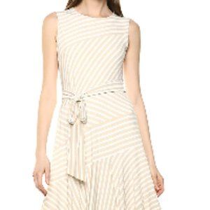 Calvin Klein, Shadow Mix Stripe Maxi Dress